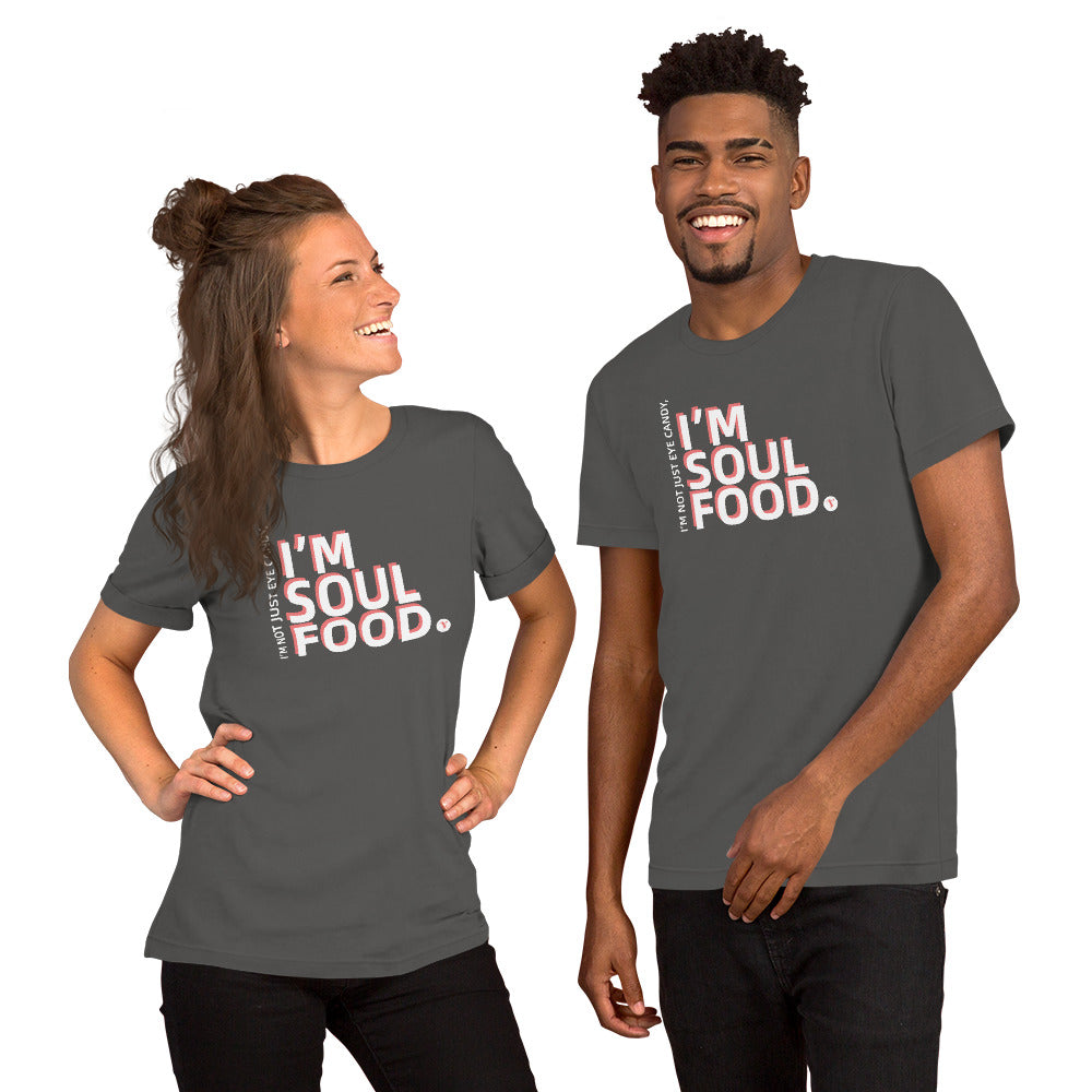 
            
                Load image into Gallery viewer, Unisex I&amp;#39;M SOUL FOOD Melon T-Shirt
            
        