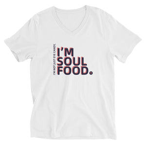 Unisex I'M SOUL FOOD Melon V-Neck T-Shirt