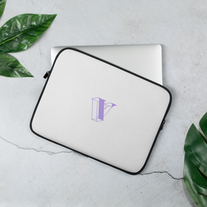 V is for Vault Laptop Sleeve - Violet